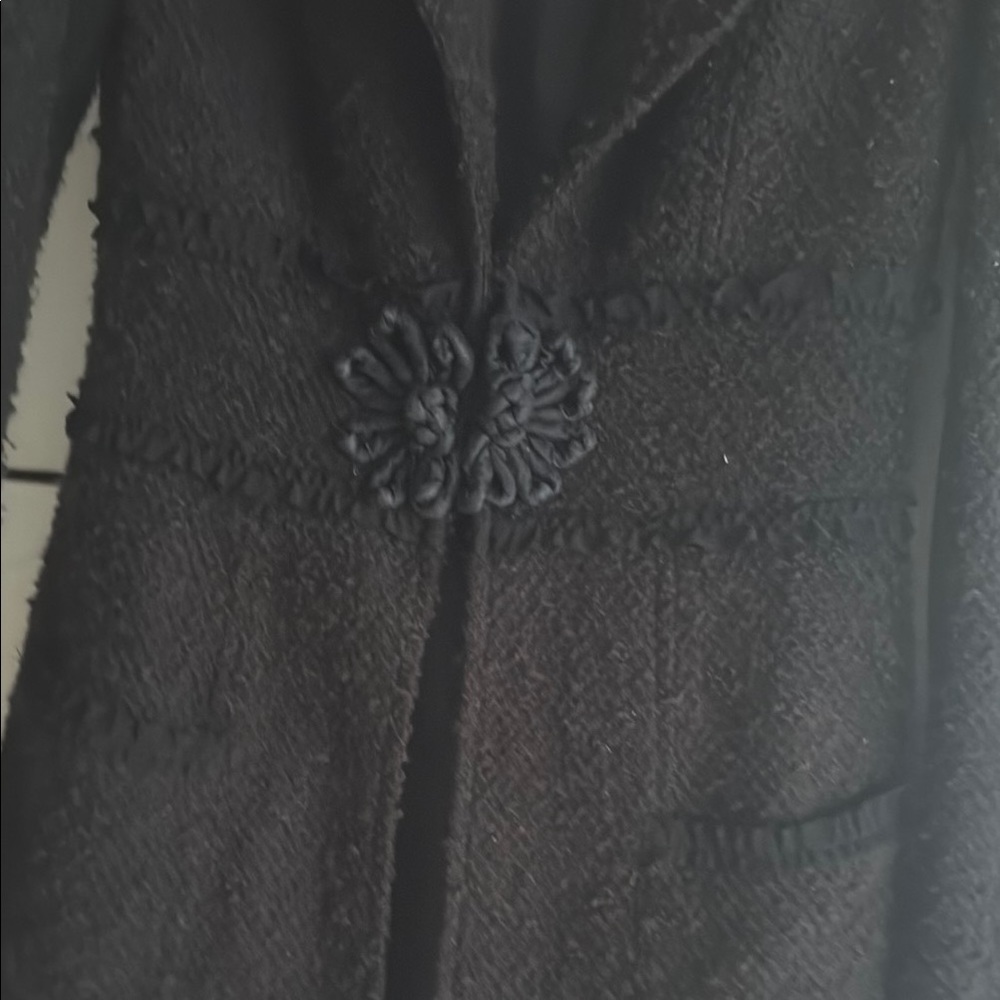 nanette lepore coat brown/black medium - Picture 7 of 8